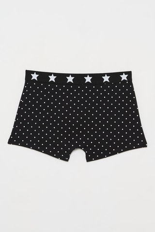3 boxers Dim Vibes - Noir et orange - Dim