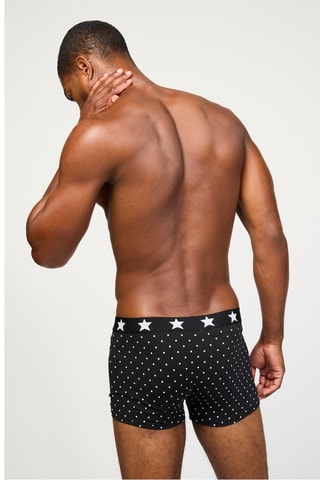 3 boxers Dim Vibes - Noir et orange - Dim