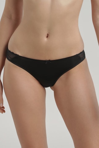 Culotte Feminine Line - Noir - Dim