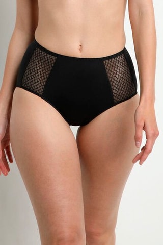 Culotte taille haute EcoDIM Ventre plat - Noir - Dim