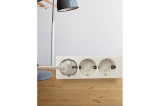6 Stopcontactbeschermers F-Socket EU - Wit - 3,6 x 3,3 x 0,3 cm