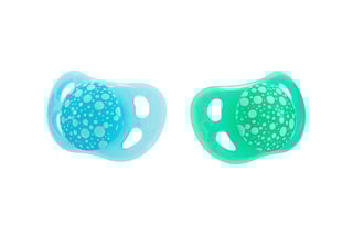 2 Silicone Spenen zonder BPA - Van 0 t/m 6 Maanden