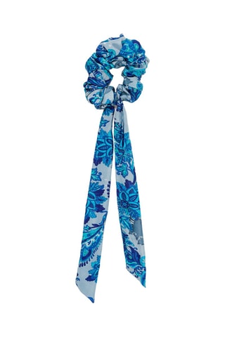Élastique pour cheveux - Bleu et gris