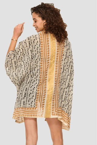 Kimono - Beige et noir