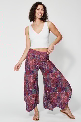 Pantalon palazzo - Rouge