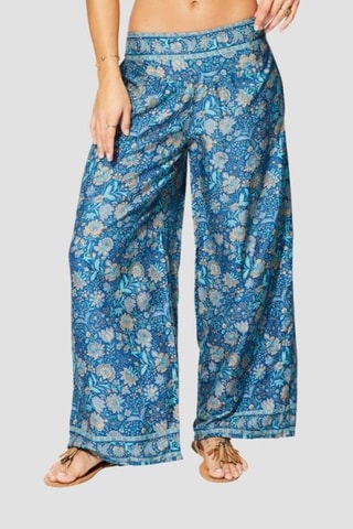 Pantalon flare - Bleu