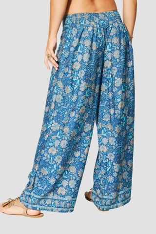 Pantalon flare - Bleu