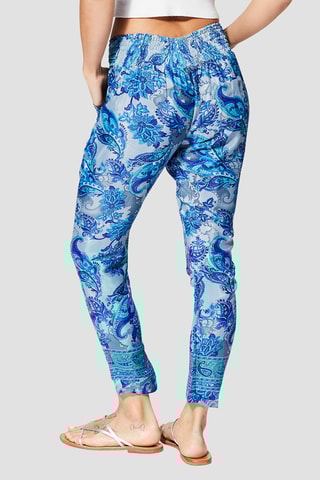 Pantalon - Gris et bleu