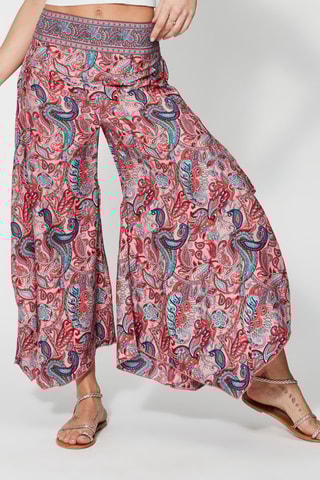 Pantalon palazzo - Rouge