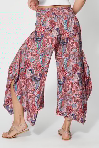 Pantalon palazzo - Rouge