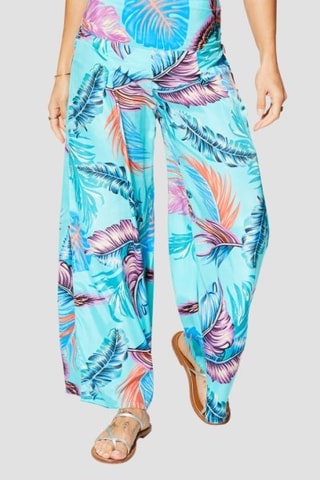 Pantalon flare - Bleu