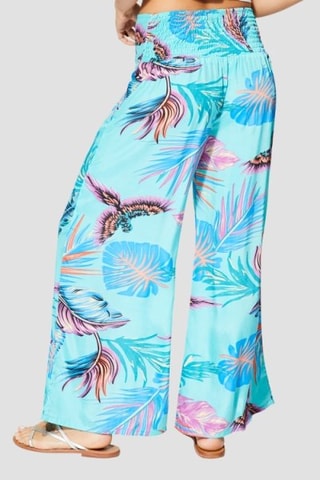 Pantalon flare - Bleu