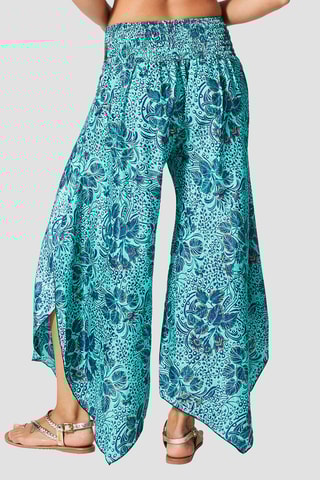 Pantalon palazzo - Bleu