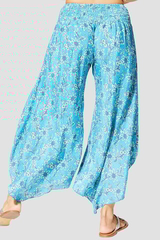 Pantalon palazzo - Bleu