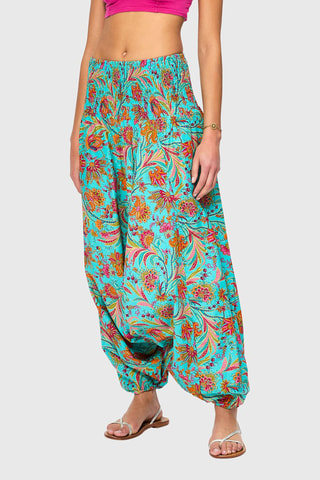 Sarouel 2 en 1 - Turquoise