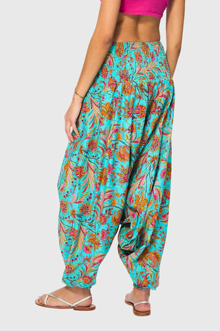 Sarouel 2 en 1 - Turquoise