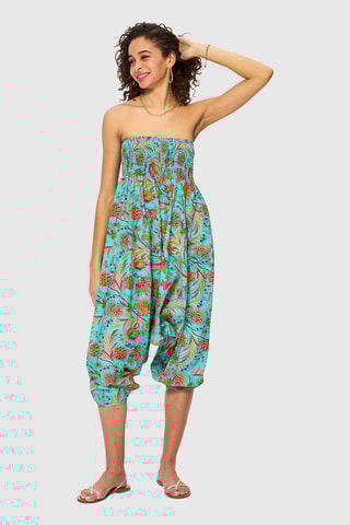 Sarouel 2 en 1 - Turquoise