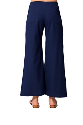 Pantalon flare Bleu marine