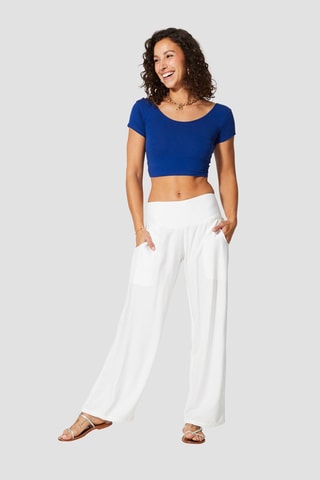 Crop top - Bleu