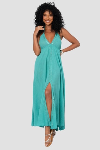 Robe longue - Turquoise