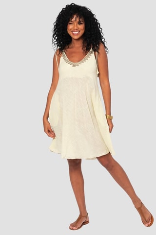 Robe courte - Beige