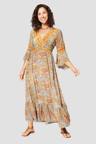 Robe longue - Beige