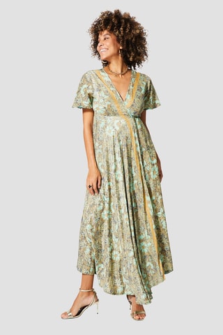 Robe longue - 
Vert