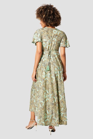 Robe longue - 
Vert