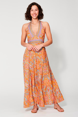 Robe longue - Orange