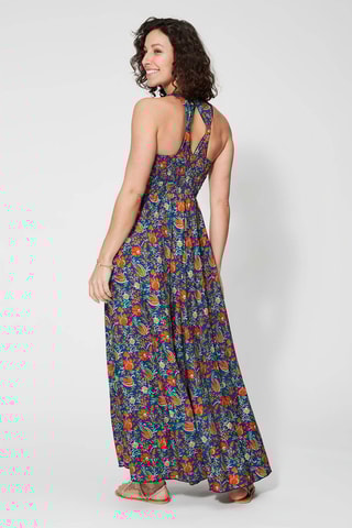 Robe longue - 
Bleu