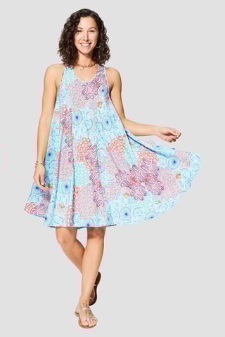 Robe patineuse - Bleu