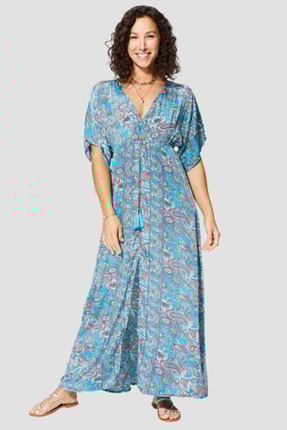 Robe longue - Turquoise