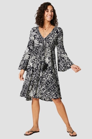 Robe patineuse - Noir et blanc