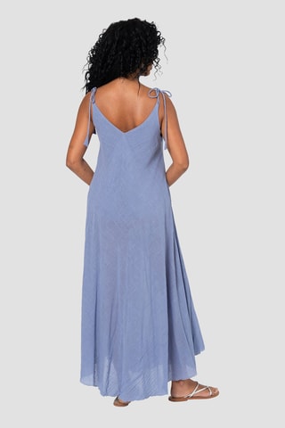 Robe longue - Bleu