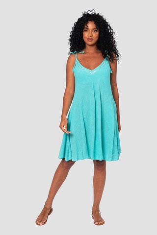 Robe patineuse - Turquoise