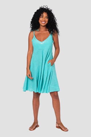 Robe patineuse - Turquoise