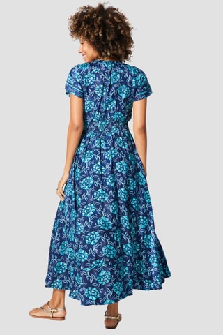 Robe midi - Turquoise