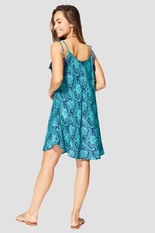 Robe trapèze - Turquoise