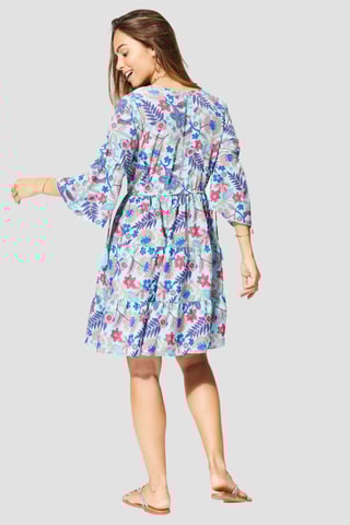 Robe courte - Bleu