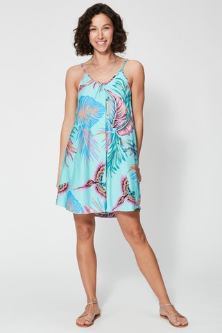 Robe courte - Bleu
