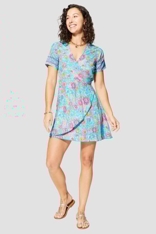 Robe courte - Bleu