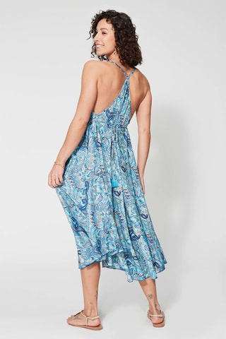 Robe longue - Bleu