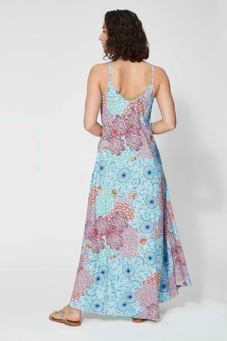 Robe longue - Bleu