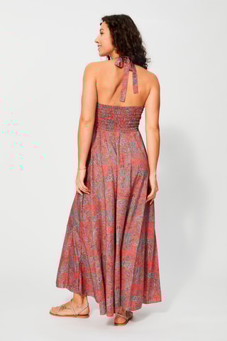 Robe longue - Rose et ciel
