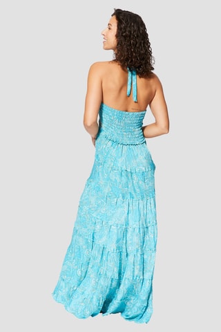 Robe longue - Bleu