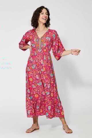 Robe longue - 
Rose