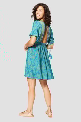 Robe patineuse - Turquoise