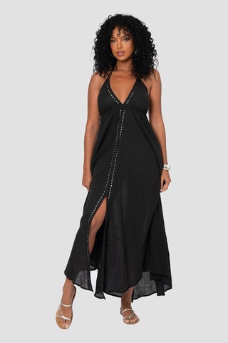 Robe longue - 
Vert