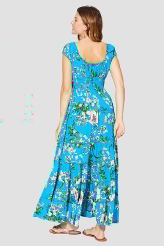 Robe longue - Turquoise