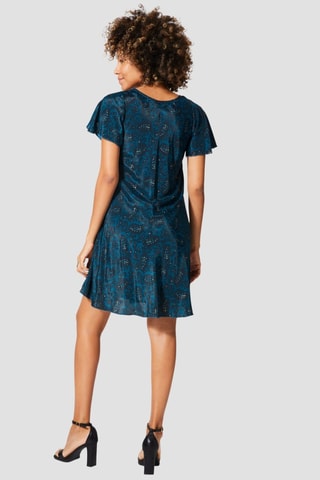 Robe trapèze - Bleu